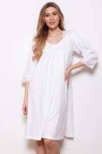 Ade  Cotton Jersey Mid Sleeve Nightdress